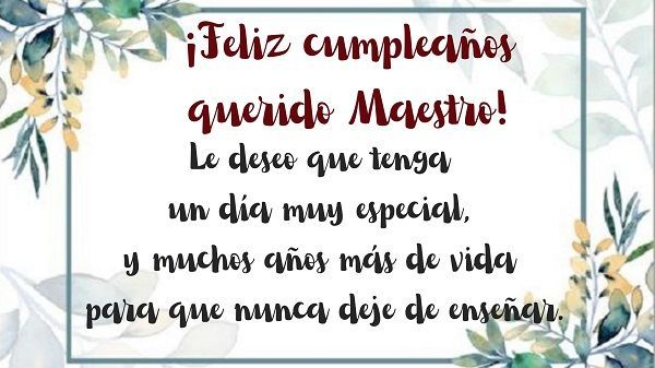 Para un Profesor